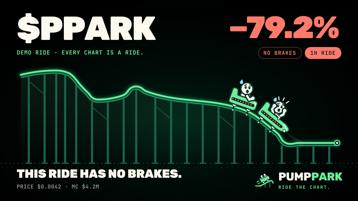 PUMPPARK share card of a demo ride that dumps